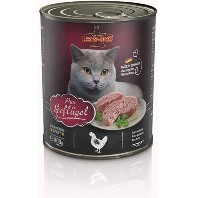 Leonardo All Meat 24 x 800 g Comida húmeda para gatos - Pollo puro Leonardo All Meat 24 x 800 g Comida húmeda para gatos - Pollo puro