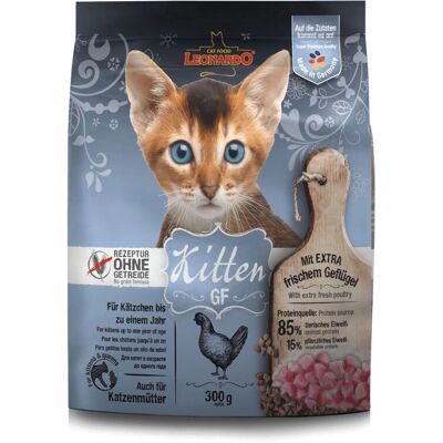 Leonardo - Grain Free Kitten - Pollame - Cibo secco per gatti Leonardo - Grain Free Kitten - Pollame - Cibo secco per gatti