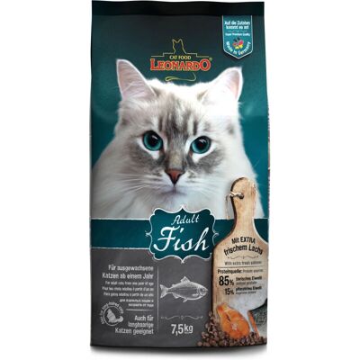 Nourriture pour chats Leonardo 758425 Saumon - Croquettes sèches - Publicité Nourriture pour chats Leonardo 758425 Saumon - Croquettes sèches - Publicité