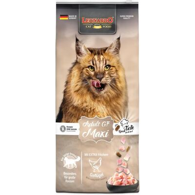 Leonardo Adult Gf Maxi - Cibo per Gatti di Grande Razza Senza Cereali Leonardo Adult Gf Maxi - Cibo per Gatti di Grande Razza Senza Cereali
