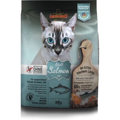 Nourriture pour Chats Saumon Leonardo - Adulte, Sensible, 300 g - Publicité Nourriture pour Chats Saumon Leonardo - Adulte, Sensible, 300 g - Publicité