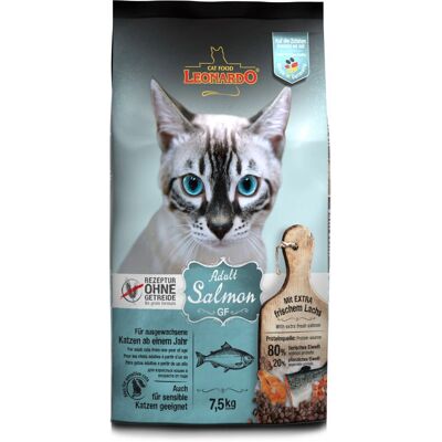 Leonardo Marca Modelo Comida para Gatos Sin Granos Salmón - Alimento para gatos Leonardo Marca Modelo Comida para Gatos Sin Granos Salmón - Alimento para gatos