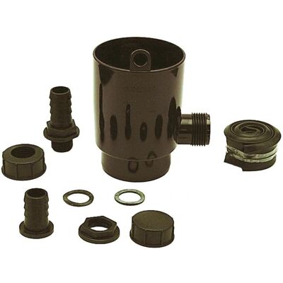 Marley 105mm Sběrač dešťové vody - Uzávěr přetečení, PVC, hnědý Marley 105mm Sběrač dešťové vody - Uzávěr přetečení, PVC, hnědý