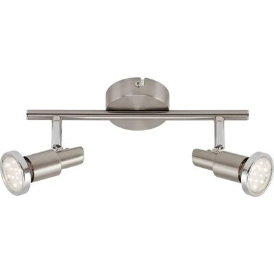 Briloner Nikkel Satin LED Taklampa - Justerbara Spotlights Briloner Nikkel Satin LED Taklampa - Justerbara Spotlights