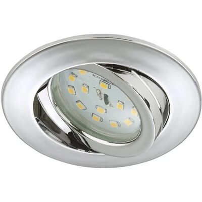 Faretto incasso LED regolabile - 400LM - Cromo - Tipo: Downlight Faretto incasso LED regolabile - 400LM - Cromo - Tipo: Downlight