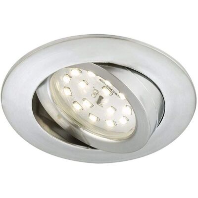 Faretto incasso LED Briloner - orientabile IP23 - 5W 400LM alluminio Faretto incasso LED Briloner - orientabile IP23 - 5W 400LM alluminio
