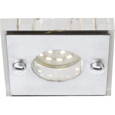 Briloner - Faretto a incasso LED - Quadrato, 5W, 400LM, Nichel Briloner - Faretto a incasso LED - Quadrato, 5W, 400LM, Nichel
