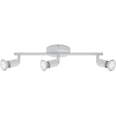 Lampada a Soffitto LED Bianca con 3 Faretti - Briloner Lampada a Soffitto LED Bianca con 3 Faretti - Briloner