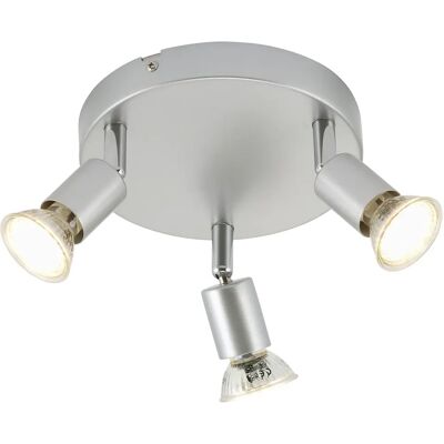 Luce a soffitto LED BRILONER Titan con 3 faretti Luce a soffitto LED BRILONER Titan con 3 faretti