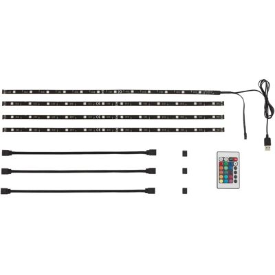 Briloner Leuchten Tira LED RGB Blanca - Tira de 2m para pantallas de 32-78 pulgadas Briloner Leuchten Tira LED RGB Blanca - Tira de 2m para pantallas de 32-78 pulgadas