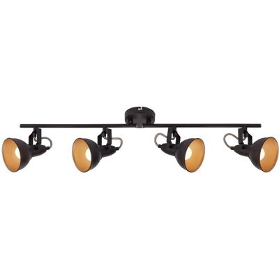 BRILONER Projecteur encastré noir 79cm 4x E14 40W - Spot - Publicité BRILONER Projecteur encastré noir 79cm 4x E14 40W - Spot - Publicité