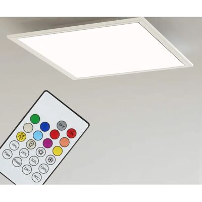 Briloner Panel LED Blanco RGB Regulable Luz de Techo Briloner Panel LED Blanco RGB Regulable Luz de Techo