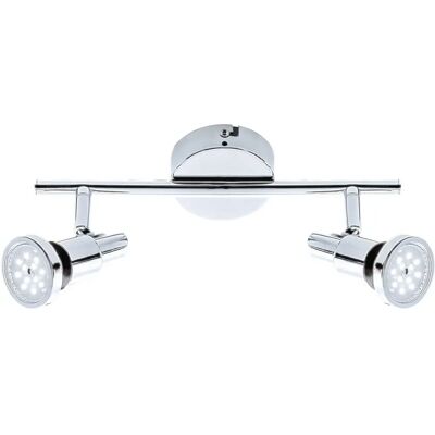 Höffner LED Badspot 2-lamp chroom Höffner LED Badspot 2-lamp chroom