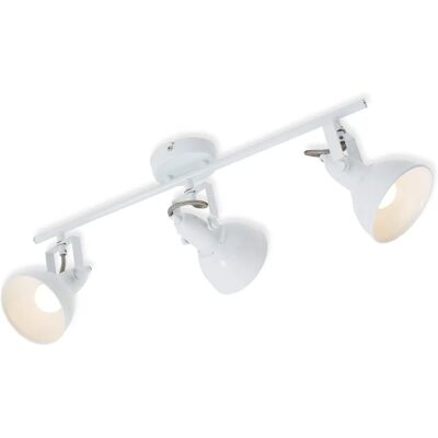 Spot da soffitto BRILONER - 3 luci regolabili E14 Bianco Spot da soffitto BRILONER - 3 luci regolabili E14 Bianco