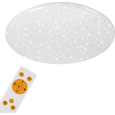 Bricoman LED Plafondlamp - 50W Dimbaar, Ø 56cm, Sterrenhemel, Afstandsbediening Bricoman LED Plafondlamp - 50W Dimbaar, Ø 56cm, Sterrenhemel, Afstandsbediening