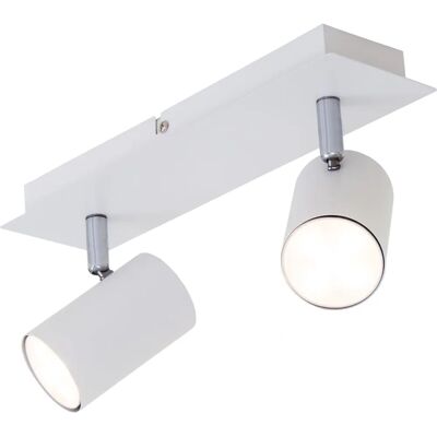 Briloner Deckenstrahler - 2 verstellbare GU10 - Weiß - Deckenleuchte Briloner Deckenstrahler - 2 verstellbare GU10 - Weiß - Deckenleuchte