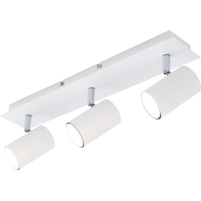 Lampada a Soffitto a 3 Faretti Bianca - Uso Interno Lampada a Soffitto a 3 Faretti Bianca - Uso Interno