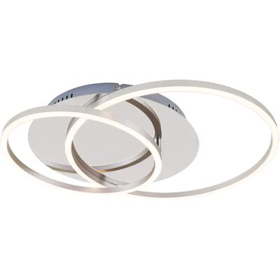 Briloner Leuchten 3228-018 Chrome LED Ceiling Light - Dimmable, Memory, Rotatable, 3200lm Briloner Leuchten 3228-018 Chrome LED Ceiling Light - Dimmable, Memory, Rotatable, 3200lm