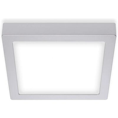 Lámpara de techo LED Briloner Fire 23x23cm 16,5W Cromo satinado Lámpara de techo LED Briloner Fire 23x23cm 16,5W Cromo satinado