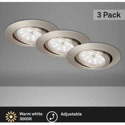 BRILONER - LED-Einbauleuchte Ø8,2 cm - Innenlampe BRILONER - LED-Einbauleuchte Ø8,2 cm - Innenlampe