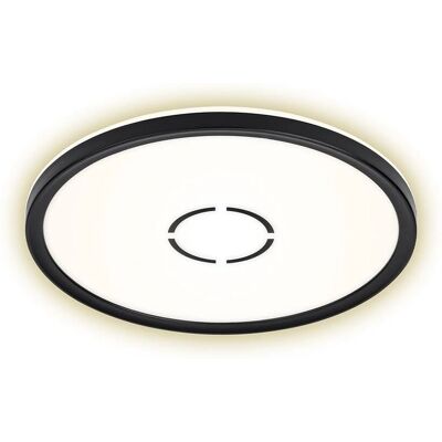 Lampada da soffitto LED rotonda nera Briloner - Illuminazione Lampada da soffitto LED rotonda nera Briloner - Illuminazione