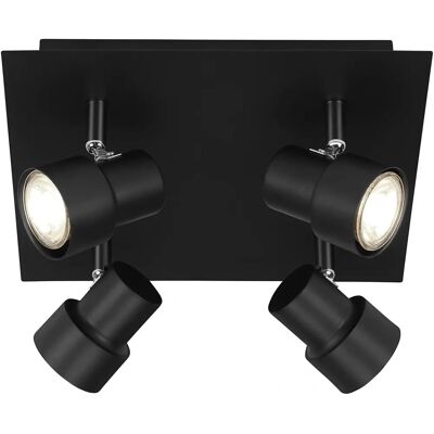 BRILONER Rock Lampada da Soffitto - Spot Regolabili, Bianco Caldo, Design Moderno BRILONER Rock Lampada da Soffitto - Spot Regolabili, Bianco Caldo, Design Moderno