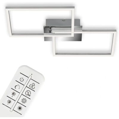 Briloner Modern LED Ceiling Light - 30W, Dimmable, Remote Briloner Modern LED Ceiling Light - 30W, Dimmable, Remote