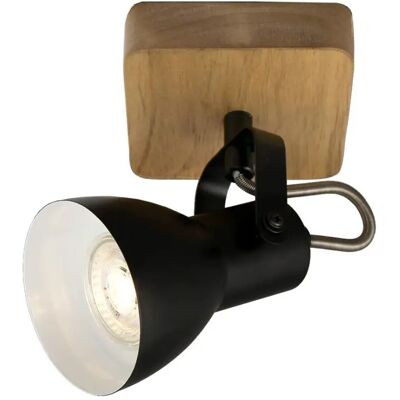 Briloner Arbo plafonnier à élément en bois - 1 lumière Briloner Arbo plafonnier à élément en bois - 1 lumière