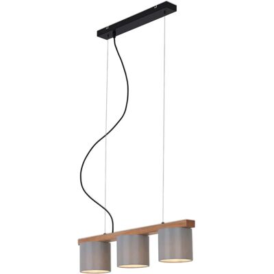 BRILONER LEUCHTEN RHON Hanglamp - Vintage Design, 3 Lichten, Verstelbare Hoogte BRILONER LEUCHTEN RHON Hanglamp - Vintage Design, 3 Lichten, Verstelbare Hoogte