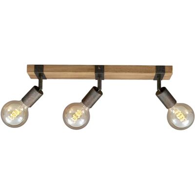 BRILO Holz Basic 3-Licht Deckenlampe - Deckenleuchte BRILO Holz Basic 3-Licht Deckenlampe - Deckenleuchte