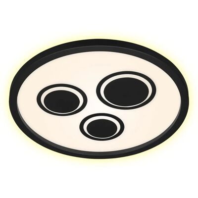 Briloner LED Deckenleuchte - 22W, Schwarz, Hintergrund & Dekorelemente Briloner LED Deckenleuchte - 22W, Schwarz, Hintergrund & Dekorelemente