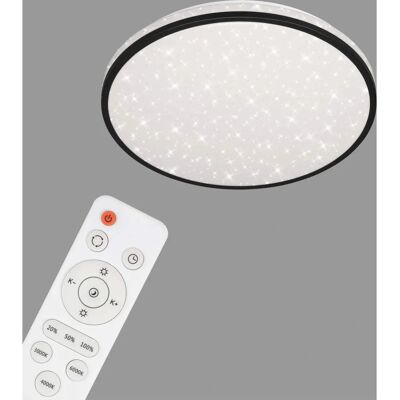 Luce da Soffitto LED Bianca con Anello Nero - Lampada da Soffitto Luce da Soffitto LED Bianca con Anello Nero - Lampada da Soffitto