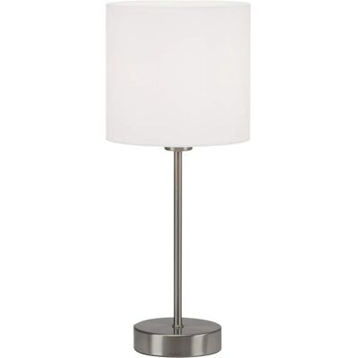 BRILO Fabric H Weiße Tischlampe - Nachttischlampe BRILO Fabric H Weiße Tischlampe - Nachttischlampe