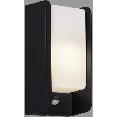 BRILONER BOKS Lampa ścienna zewnętrzna LED - czujnik ruchu i zmierzchu - Czarna BRILONER BOKS Lampa ścienna zewnętrzna LED - czujnik ruchu i zmierzchu - Czarna