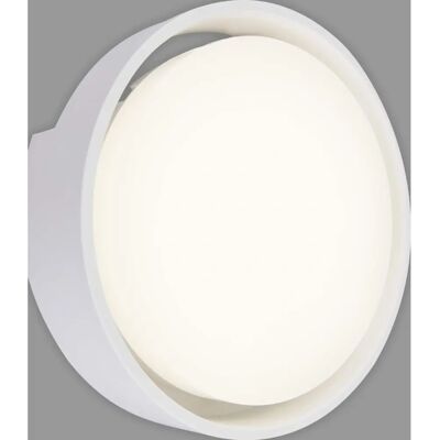 BRILONER LED-Außenwandleuchte - Weiß - Ø 22 cm - 18W - IP44 BRILONER LED-Außenwandleuchte - Weiß - Ø 22 cm - 18W - IP44