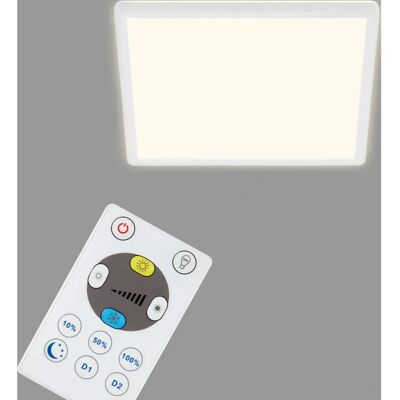 Briloner Weiße 29cm LED Deckenleuchte - Dimmer & Fernbedienung Briloner Weiße 29cm LED Deckenleuchte - Dimmer & Fernbedienung