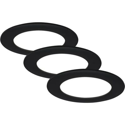 Briloner Set di 3 Faretti LED Incassati e Parete - Luce LED Incassata Briloner Set di 3 Faretti LED Incassati e Parete - Luce LED Incassata