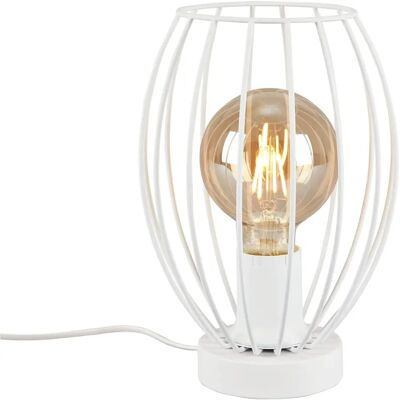 BRILONER KAGO Lampe de table en métal blanc - Éclairage BRILONER KAGO Lampe de table en métal blanc - Éclairage