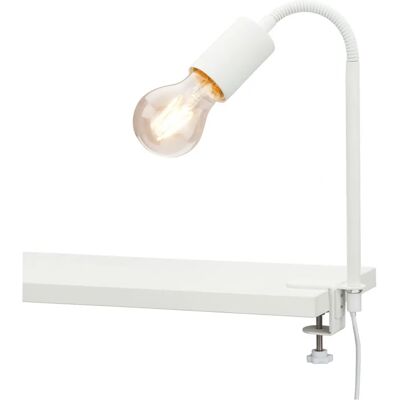 Lampa elastyczna biała Briloner - Lampa do czytania/biurka Lampa elastyczna biała Briloner - Lampa do czytania/biurka