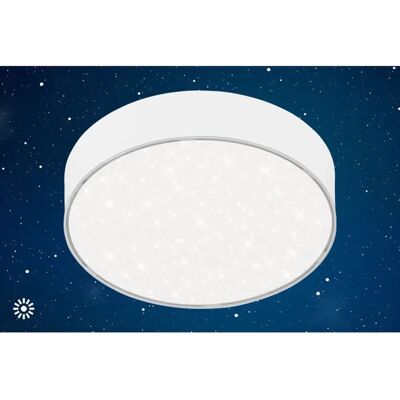 Briloner Luz de Techo LED Blanca con Decoración Estrellada - Plafón Briloner Luz de Techo LED Blanca con Decoración Estrellada - Plafón