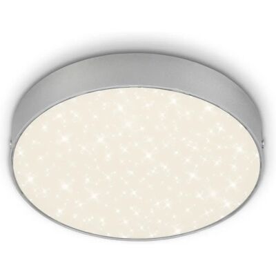 Briloner Silber LED Sternenhimmel Deckenleuchte - Decken, Rahmenlos, 16W Briloner Silber LED Sternenhimmel Deckenleuchte - Decken, Rahmenlos, 16W