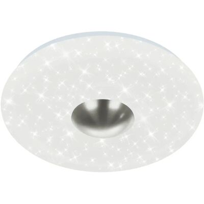 Briloner Nalu Weiß-Matt-Nickel LED Deckenleuchte - Sternendekor Briloner Nalu Weiß-Matt-Nickel LED Deckenleuchte - Sternendekor