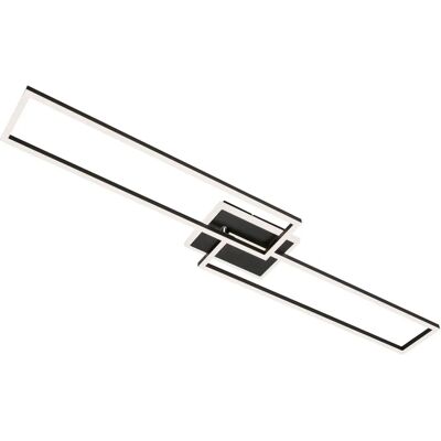Lámpara de Techo LED Negra con Marco Briloner - Iluminación Moderna Lámpara de Techo LED Negra con Marco Briloner - Iluminación Moderna
