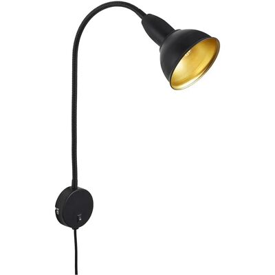 Vintage ścienna lampa Briloner Czarny-Złoty - Akcesoria oświetleniowe Vintage ścienna lampa Briloner Czarny-Złoty - Akcesoria oświetleniowe