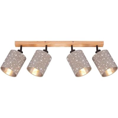 BRILONER STOFA Spot LED pour plafond - Gris - Éclairage LED plafond BRILONER STOFA Spot LED pour plafond - Gris - Éclairage LED plafond