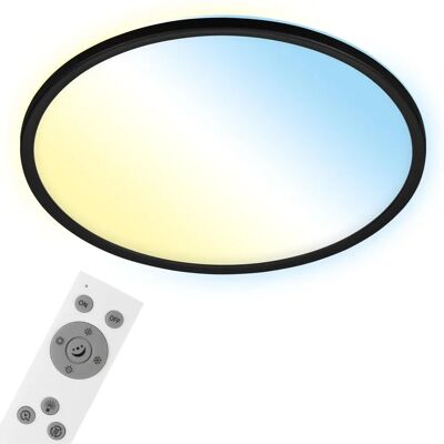 Briloner Schwarzes CCT LED Panel - Smarte WiFi Bluetooth Deckenlampe Briloner Schwarzes CCT LED Panel - Smarte WiFi Bluetooth Deckenlampe