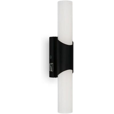 Briloner Black Bathroom & Mirror Lamp - Bathroom Light & Mirror Lamp Briloner Black Bathroom & Mirror Lamp - Bathroom Light & Mirror Lamp