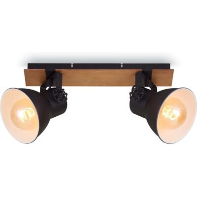 Briloner Italia 45cm Max 60W Schwarzes Rustikales Innenlicht Briloner Italia 45cm Max 60W Schwarzes Rustikales Innenlicht