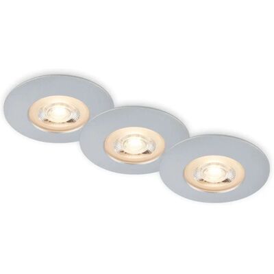 Briloner LED Einbauleuchte - IP65 wasserdicht, chrom-matt Briloner LED Einbauleuchte - IP65 wasserdicht, chrom-matt