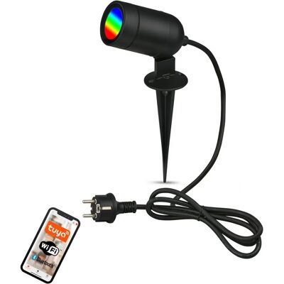 Proiettore da giardino LED BRILONER - Luce esterna - Nero Proiettore da giardino LED BRILONER - Luce esterna - Nero